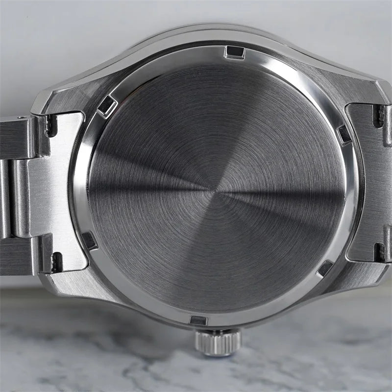 WM Watch Automatic Mechanical Watch NH35 Glacier Series 100M Waterproof AR Coated Sapphire Welly Merck Watches For Man WM226