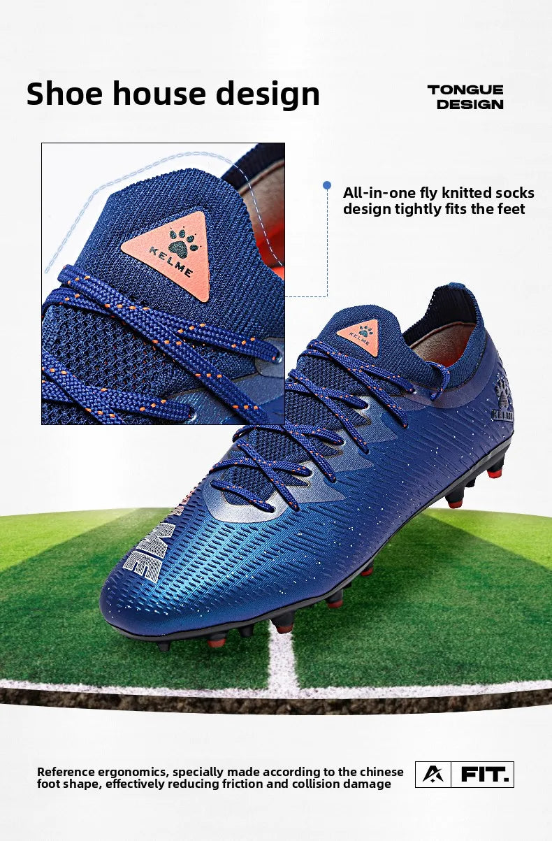 Kelme Adult Professional Soccer Shoes Tf Nail Breaking Youth Training Football Boots Mg Anti Slip Match Football Shoes