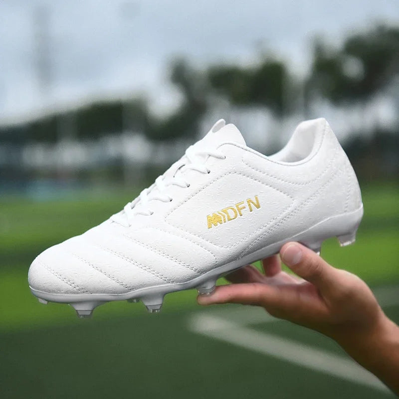 New Men Football Boots Match Professional Sneakers Non-slip Soccer Shoes Outdoor Drop Shipping Unisex Training Sport Futsal