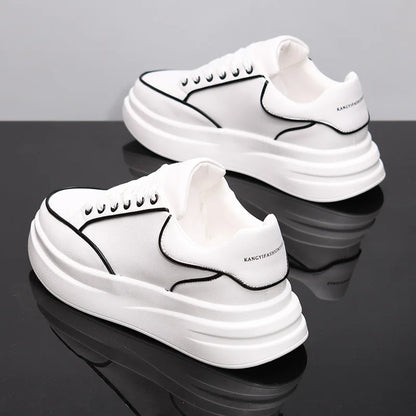New Couple's Small White Shoes Men's Shoes Women Sports Shoes Men's Sneakers Increased Height Inside Casual Sports Shoes