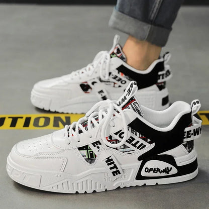 Skateboard Herresko Sommersneakers Læder Casual Mode Udendørs Løb Sport Vandreture Tennis Platform Designer Luksus