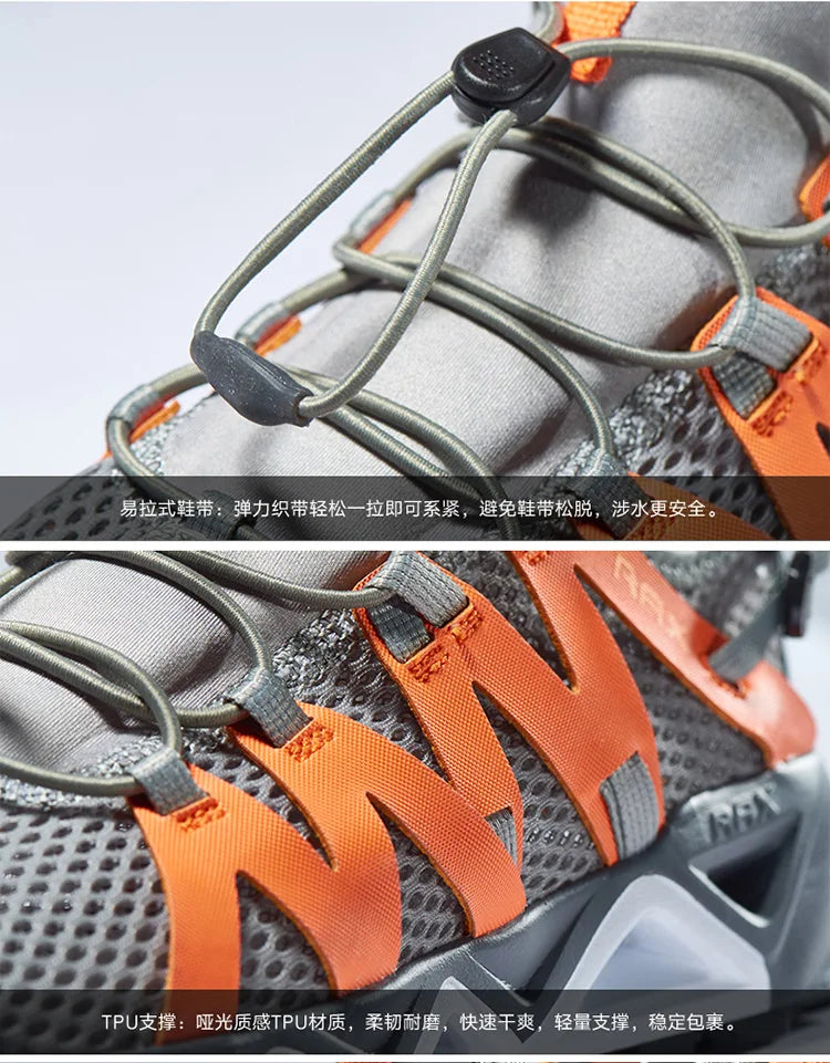 RAX Upstreams Aqua Shoes for Man Outdoor Sports Sneakers for Male Outdoor Summer Beach Sandals Fishing Shoes  Swimming Shoes