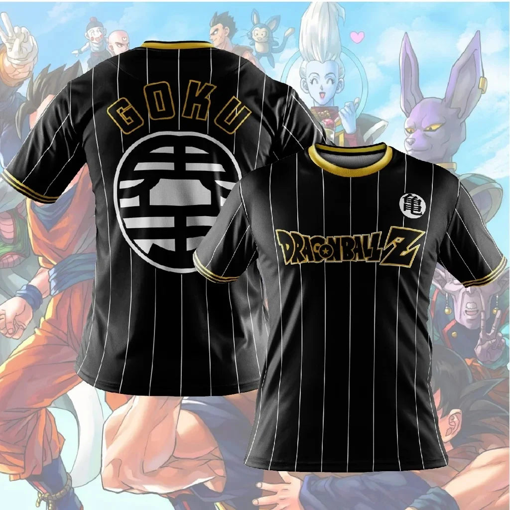 Men's T-shirts Dragon Ball Z T-shirt Boys Clothes Children's Clothing Summer Short Sleeve Kids Cartoon Tee Tops Baby Boy