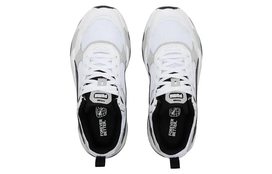 Baskets Puma Trinity blanches et noires, gris clair, 389289-01