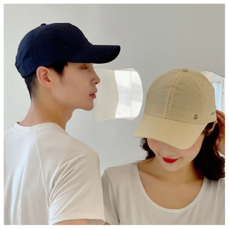 Original Design Running Cap Thin Quick Drying Breathable Duck Tongue Outdoor Men's Sun Summer Fishing Avisor Baseball Cap