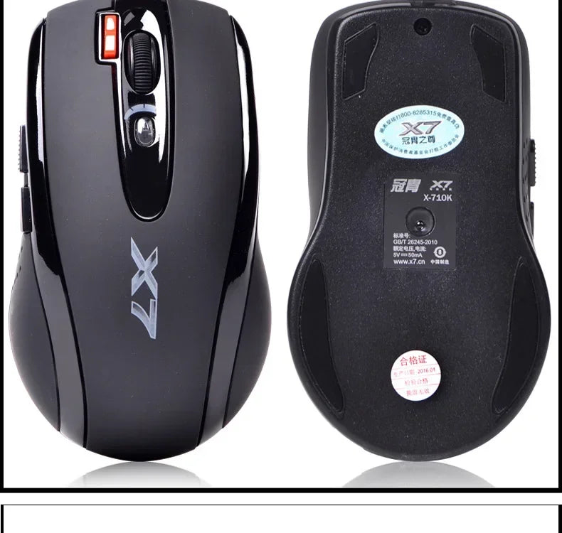 A4TECH Bloody X7-710K Wired Mouse 2000dpi Macro Programming Laptops Accessories CF/LOL/World of Warcraft E-sports Gamer Mouse