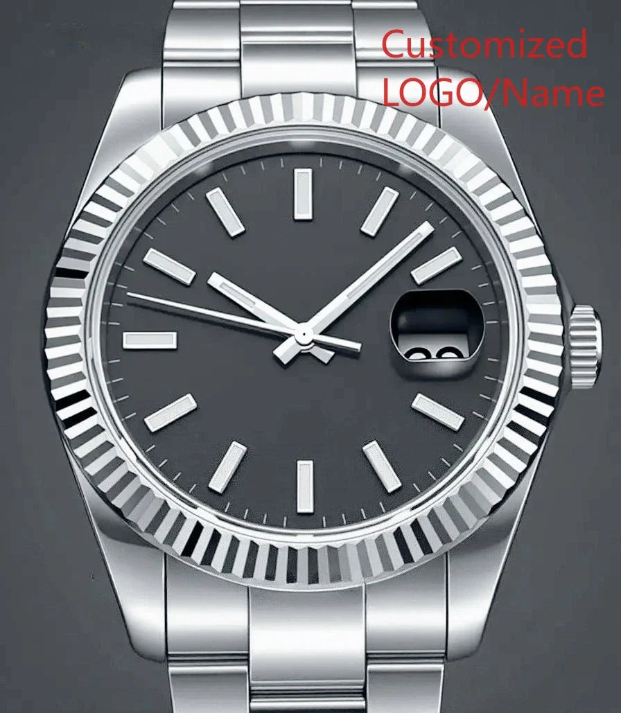 A989 Store Customized Watch Men's Women Automatic Mechanical Watch 36mm 40mm 904L Stainless Steel Black Blue