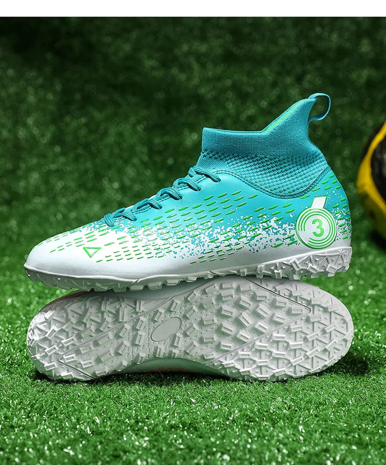Teenage Adult Football Shoes New Fashion Large Size Sneaker Outdoor Professional Competition Training Football Footwear 31-48