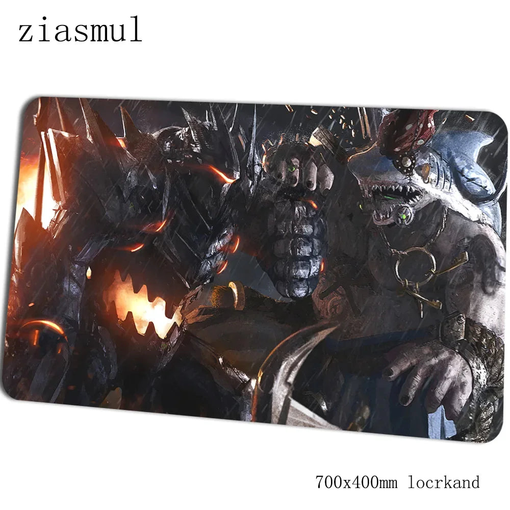 Alfombrilla para ratón Overwatch, elegante tapete para ordenador 70x40cm, alfombrilla gaming grande XL para ratón y teclado, juegos PC gamer y escritorio