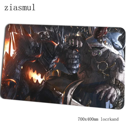 Alfombrilla para ratón Overwatch, elegante tapete para ordenador 70x40cm, alfombrilla gaming grande XL para ratón y teclado, juegos PC gamer y escritorio