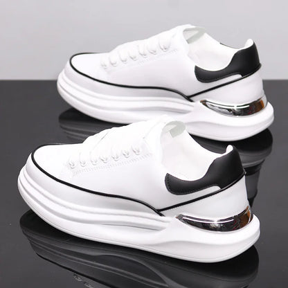 New Couple's Small White Shoes Men's Shoes Women Sports Shoes Men's Sneakers Increased Height Inside Casual Sports Shoes