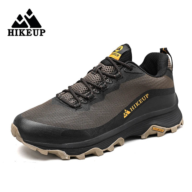 HIKEUP Παπούτσια Τρεξίματος για Εξωτερικούς Χώρους Άνδρες Γυναίκες Αντιολισθητικά Παπούτσια Πεζοπορίας, Κάμπινγκ, Αθλητικά, Μονοπάτια, Ανδρικά Παπούτσια Ασφαλείας, Άνετα Παπούτσια Πεζοπορίας