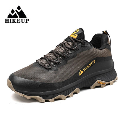 HIKEUP Παπούτσια Τρεξίματος για Εξωτερικούς Χώρους Άνδρες Γυναίκες Αντιολισθητικά Παπούτσια Πεζοπορίας, Κάμπινγκ, Αθλητικά, Μονοπάτια, Ανδρικά Παπούτσια Ασφαλείας, Άνετα Παπούτσια Πεζοπορίας