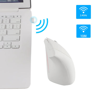 NEW Wireless Vertical Mouse 2.4GHz DPI Adjustable Optical Wrist-care Mice Backlight Gaming Mice For Laptop Tablet Mac iPad