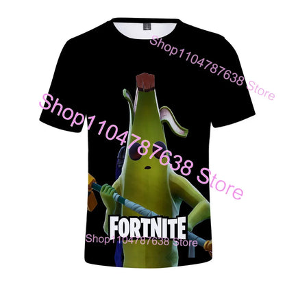 Letné tričko Raven Ultima Knight F-Fortnite s 3D potlačou Banana Peely Pánske tričko Battle Royale Hry Tričká Narodeninové darčeky