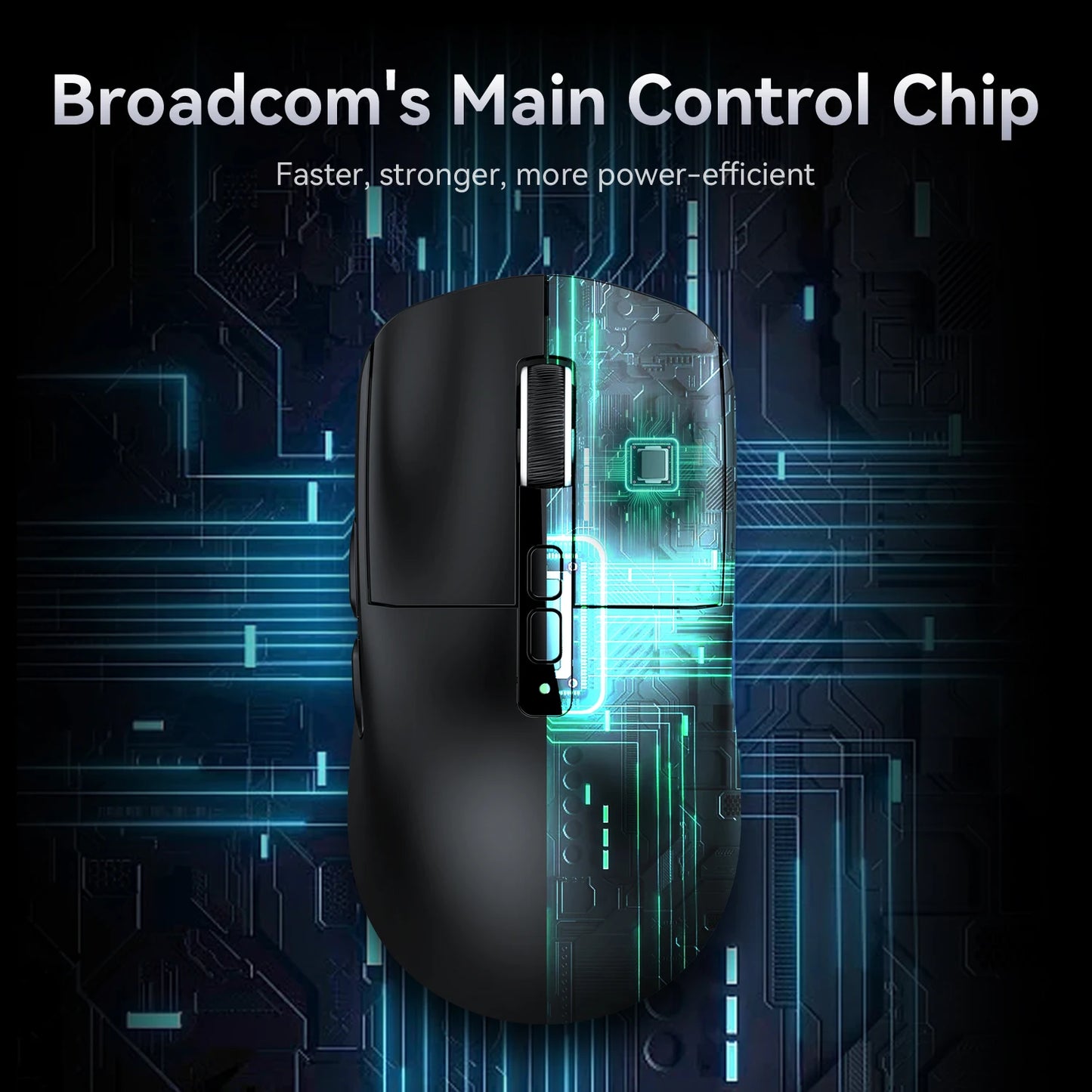 X6 Attack Shark Mouse RGB Touch Magnetic Charging Base Tri-Mode Connection Macro Pro Gaming Mouse