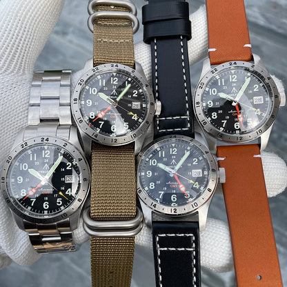 STEELFLIER Official SF792 GMT Mechanical Wristwatch NH34 Movement Super BGW9 C3 Luminous 200M Waterproof Men's Luxury Dive Watch