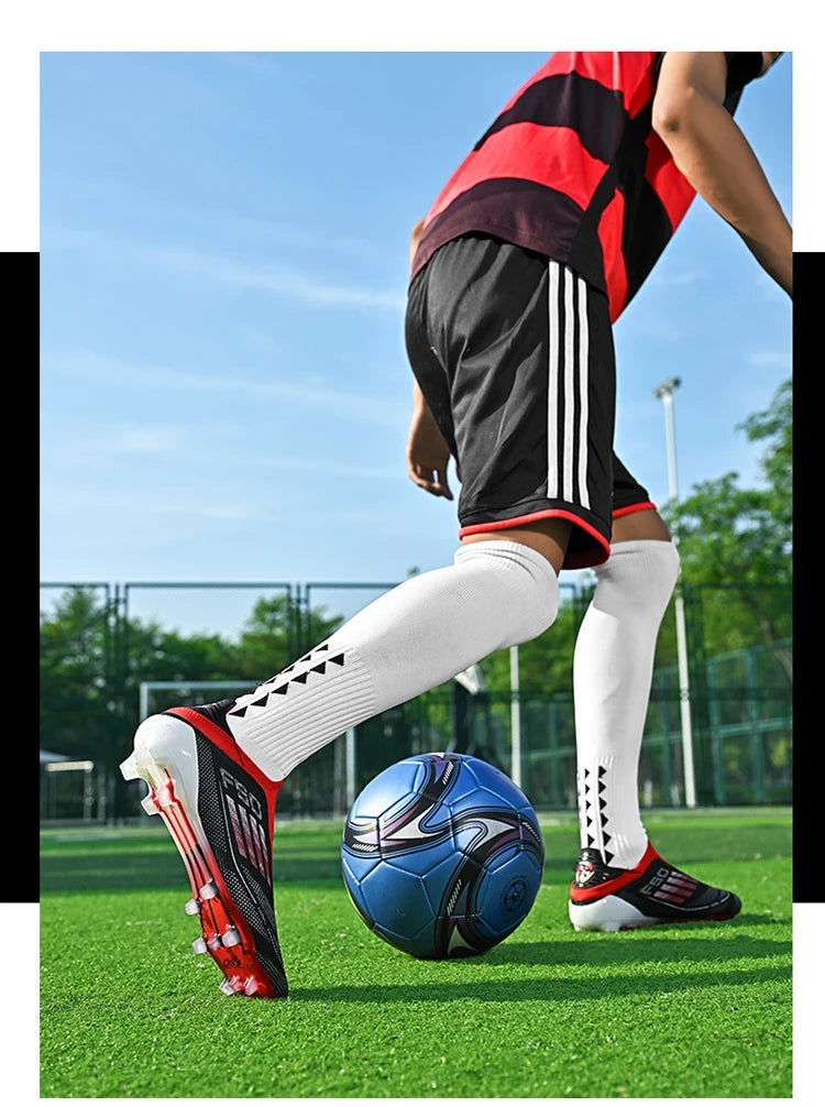 Nouvelles Chaussures de Football pour Hommes, Résistantes au Terrain, Respirantes, de Haute Qualité, Décontractées, Ultralégères, pour l'Extérieur