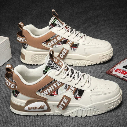 Skateboard Herresko Sommersneakers Læder Casual Mode Udendørs Løb Sport Vandreture Tennis Platform Designer Luksus