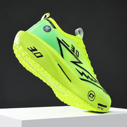 Brand Men's Carbon Plate Running Shoes Soft Cushion Shock Absorbing Sports Shoes Unisex Sneakers Light Anti-Slip Training Shoes