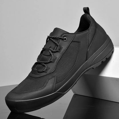 Leisure Walk Men Casual Shoes Fashion Genuine Leather Sneakers Outdoor Male Sports Shoes Non-Slip Walking Shoes Treking Footwear