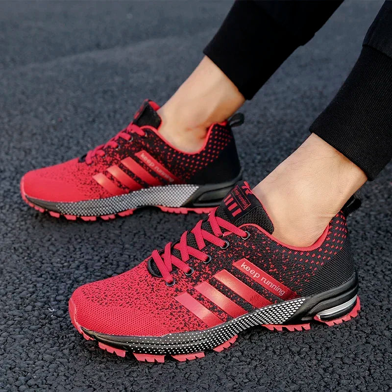 Men's and Women's Flats Fashion Casual Sneakers Couple Walking Shoes Plus Size 36-48 Breathable Fitness Running Shoes Men Shoes