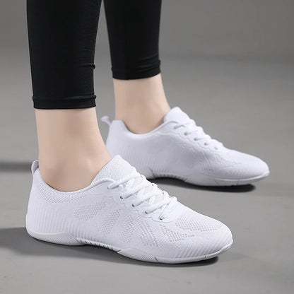 Marwoo Girls White Cheer Dance Sneakers Kids Lightweight Cheerleading Training Walking Tennis Womens Fashion Sports Shoes 2316
