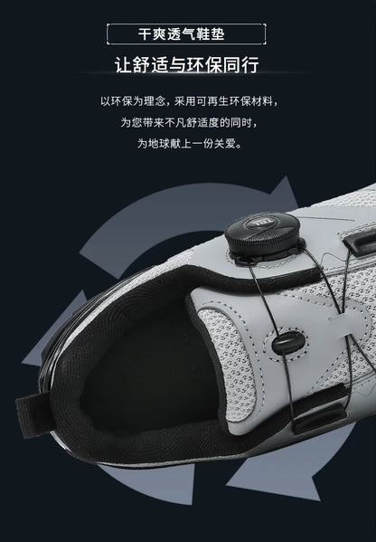 Sapatilhas de Ciclismo Unissexo Novas Profissionais Leves Luxyry Originais para Estrada em Borracha MTB Corrida Bicicleta Moda Bike Street Sports
