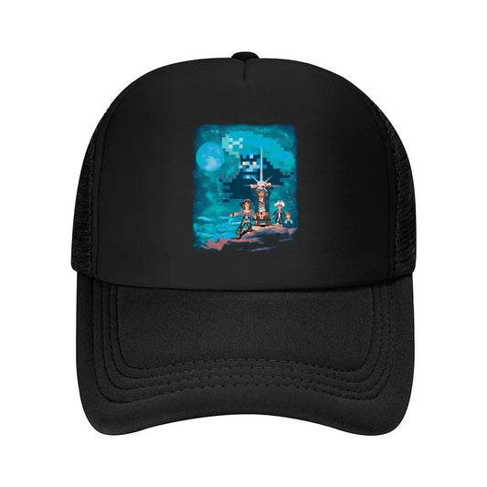 2026 Pixel Adventure Retro, 8 - Bit - Style Character Graphic Art Design Mesh Baseball Cap