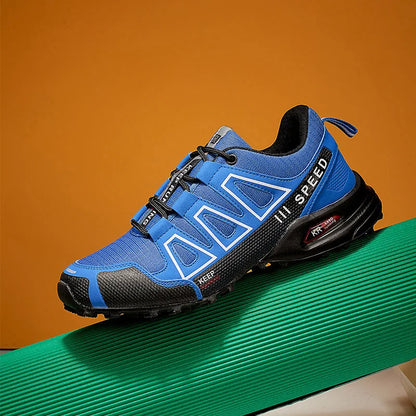 Men's Lockless Cycling Shoes,Outdoor Mountain Cross-Country Non-slip Hiking shoes,Breathable Sports Shoes,Road Cycling Shoes