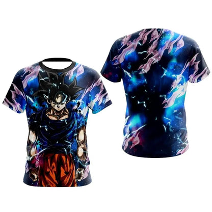 Dragon Ball Z herr-T-shirt Vegeta Streetwear Trend Y2K Harajuku sommar Vegeta T-shirt Anime Saiyan kortärmad Goku-tröja