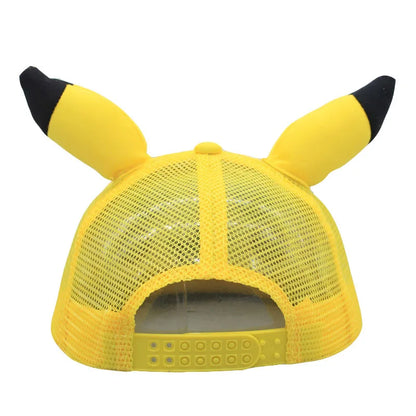 Anime Figure Pokemon Baseball Cap Pikachu Hat Adjustable Pokemon Cosplay Hip Hop Cartoon Adult Hats Boy Girl Kids Birthday Gifts