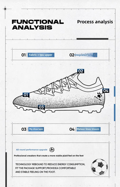 Kelme Adult Professional Soccer Shoes Tf Nail Breaking Youth Training Football Boots Mg Anti Slip Match Football Shoes
