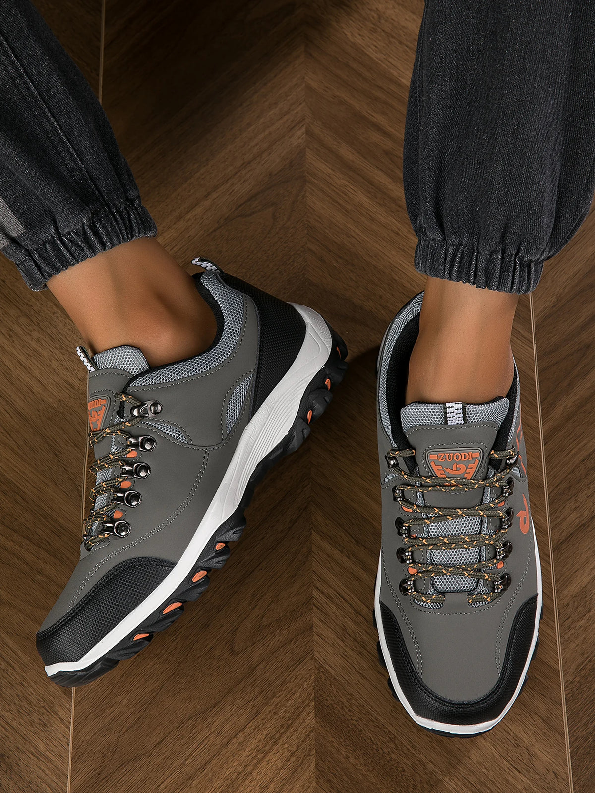 Herren-Wanderschuhe – Atmungsaktive Wander- und Sportschuhe – Outdoor – Ultraleicht – Rutschfest – Wandern – Camping – Laufen – Wander- und Sportschuhe