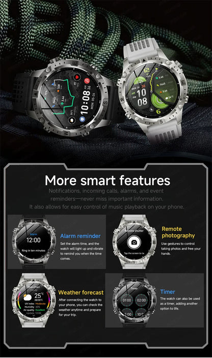 Smart Watch Men GPS Track High End watch Swim Waterproof Watches six axis sensor Sports 2GB Memory GPS Map Compass Smartwatch