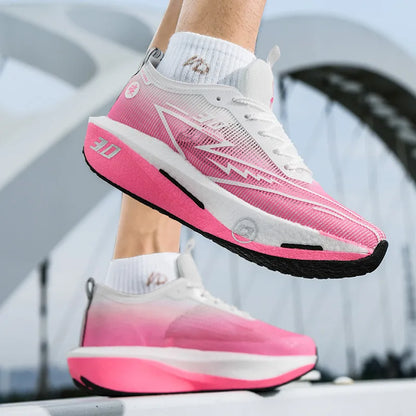 Mens Running Shoes 2025 New High-quality Jogging Shoes Cushioning Rebound Soft Sole Breathable Mesh Training Teenis Shoes Men