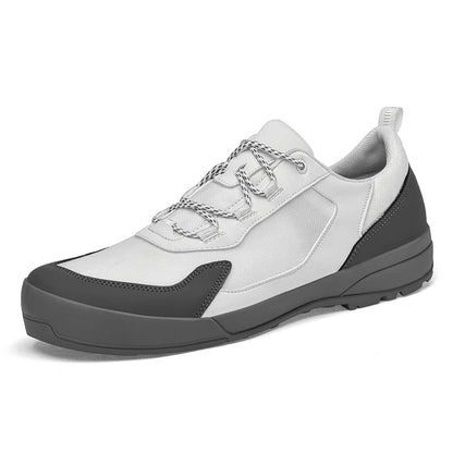 Leisure Walk Men Casual Shoes Fashion Genuine Leather Sneakers Outdoor Male Sports Shoes Non-Slip Walking Shoes Treking Footwear