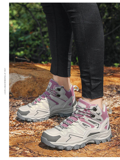 Zapatillas de senderismo unisex, zapatillas deportivas para actividades al aire libre, botas de acampada, zapatillas impermeables de mujer para caminar, zapatillas de senderismo antideslizantes