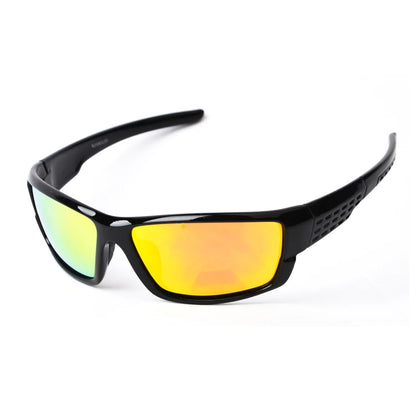 TAGION Black Plastic Polarized Sunglasses Men Outdoor Sports Sun Glasses Fishing Cycling Eyewear Male Designer Goggles UV400