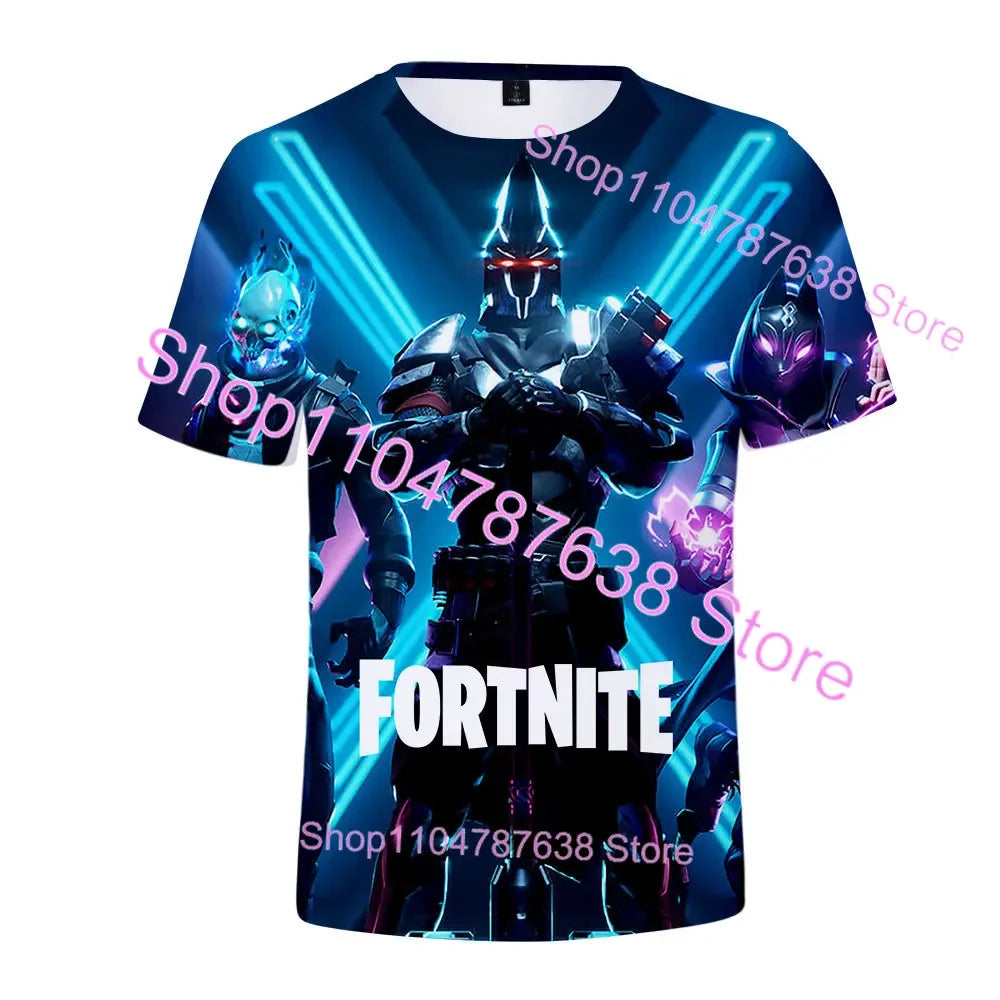 Letné tričko Raven Ultima Knight F-Fortnite s 3D potlačou Banana Peely Pánske tričko Battle Royale Hry Tričká Narodeninové darčeky