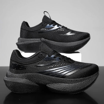 New Running Shoes Carbon Plate Marathon Men Sports Breathable Lightweight Women's Comfortable Athletic Non-slip Sneakers Casual