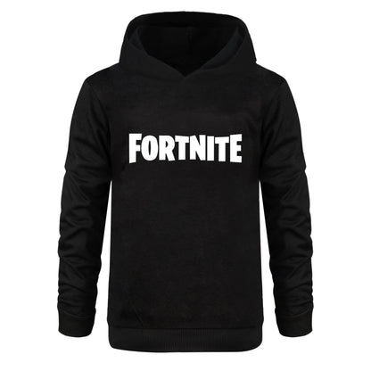 Detská mikina Fortnite Baby Cartoon s kapucňou, unisex, chlapčenská s dlhým rukávom, mládežnícke dievčenské ležérne kabáty1354