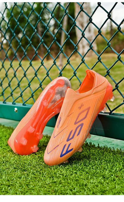 New Men Football Boots Match Grass Cleats High-quality Soccer Shoes Futsal Sneakers Non-Slip Indoor Hot-selling High-top Outdoor