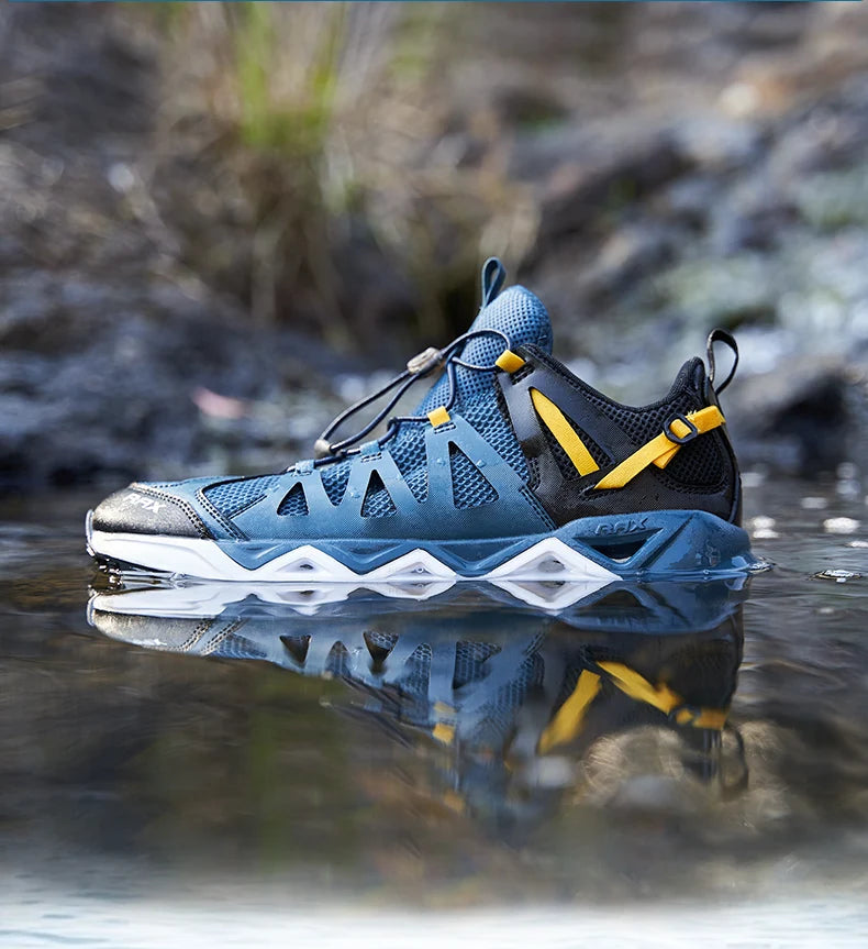 RAX Novos Sapatos de Caminhada de Verão para Homem e Mulher, Respiráveis, para Caminhada em Riachos, Trekking, Aqua Shoes, Pesca Outdoor, Campismo e Sneaker para Homem