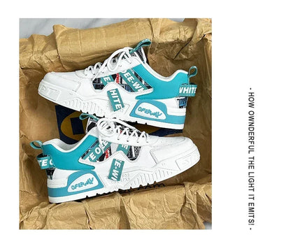 Skateboard Herresko Sommersneakers Læder Casual Mode Udendørs Løb Sport Vandreture Tennis Platform Designer Luksus