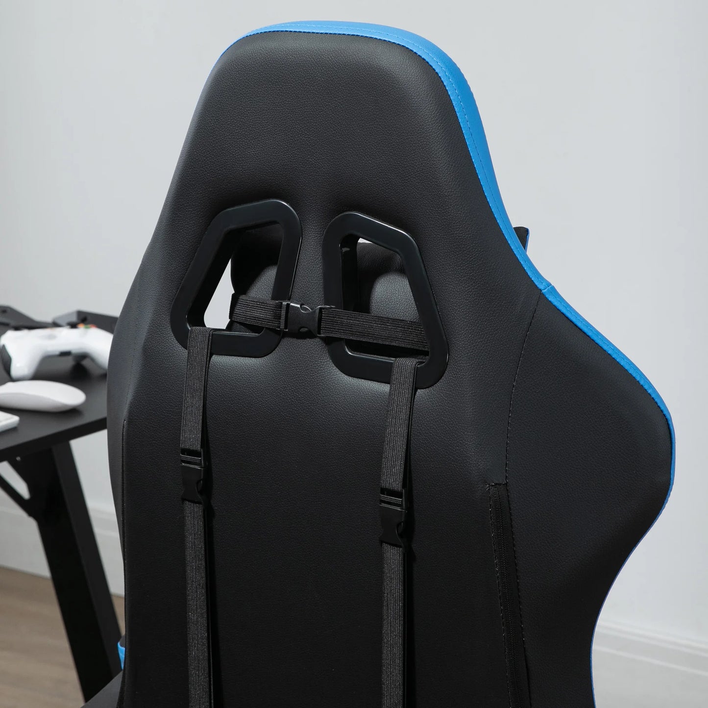 Gaming Chair with footret, Ergonomic Gaming Chair with Lumbar Cushion, head, Gaming Chair, Adjustable heights compitter Chair