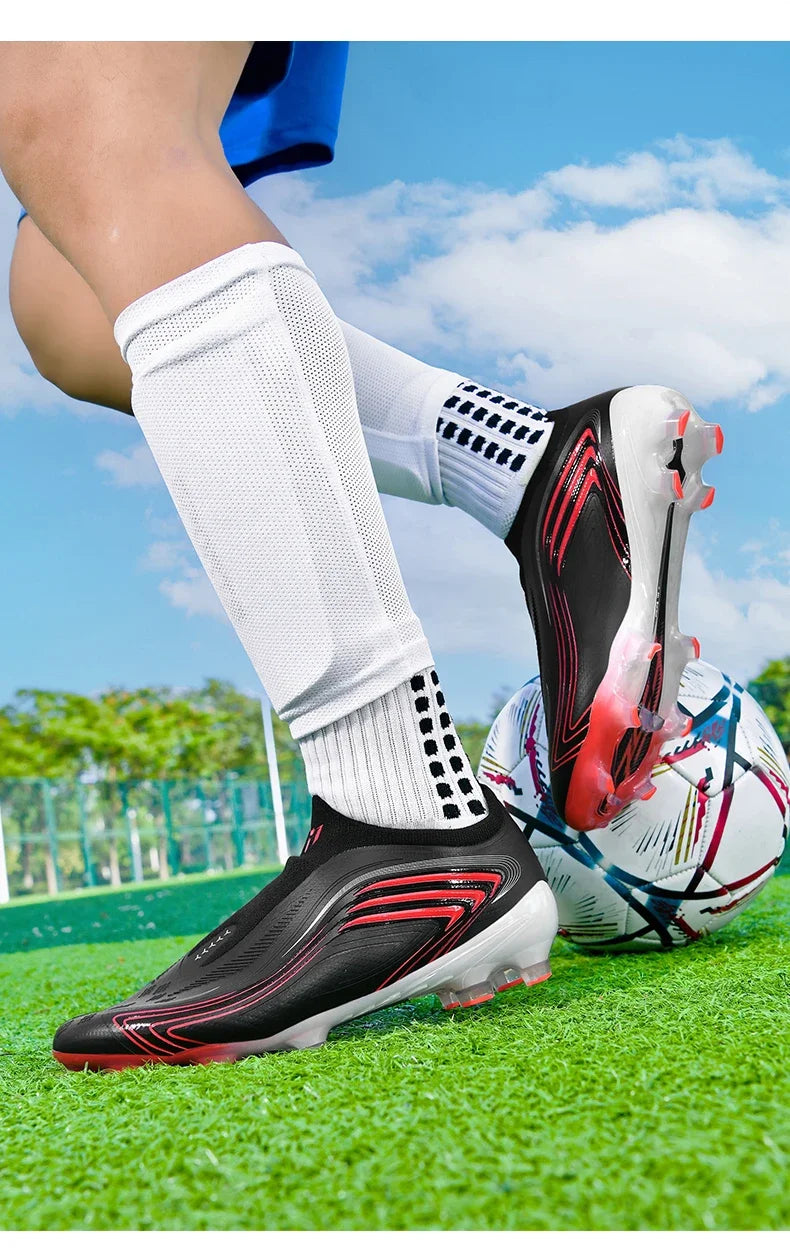 Nouvelles chaussures de football pour hommes TF/FG, chaussures de football professionnelles de haute qualité, chaussures de futsal unisexes pour femmes, vente chaude, crampons ultralégers, baskets.