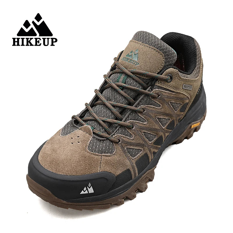 HIKEUP Zapatillas de exterior de moda para hombre, calzado deportivo casual de senderismo, botas de trekking de montaña y camping, antideslizantes y resistentes al desgaste
