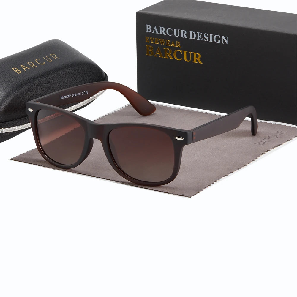 BARCUR Brand Men Sports Sunglasses Women Ultra Light PC High-quality Frame UV400 Outdoor Activity Driving Cycling Sunglasses