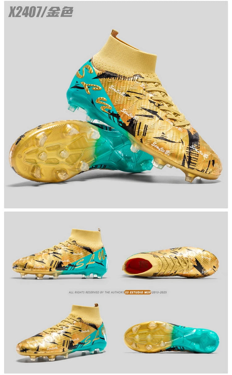 Professional Football Boots Men Soccer Shoes Society Football Cleats FG Ultralight Training Soccer Sneakers Outdoor Sports Shoe